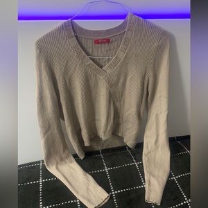 Beige long sleeve shirt for Women in Size Large from Guess